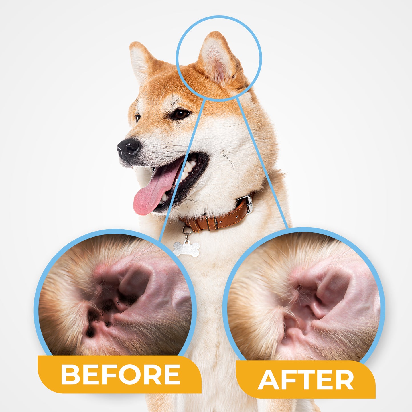 VetWipe™  Pet Ear Cleaning Finger Wipes